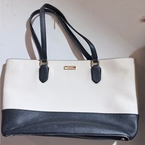 Kate Spade Black and Cream Tote Bag